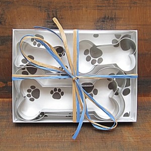 Four Piece Dog Bone Cookie Cutter Set