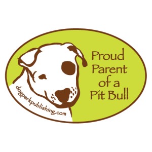 Proud Parent of a Pit Bull Bumper Sticker
