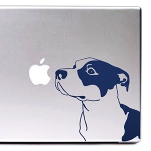 Blue Nose Pit Bull Large Decal