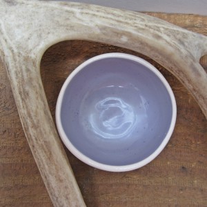 Handmade Lavender Pit Bull Mom Ceramic Mini Dish
