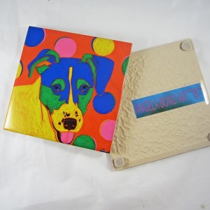 Ruff and Ready Angela Bond Ceramic Coaster