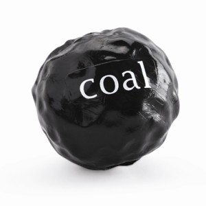 Planet Dog Orbee Lump of Coal Dog Toy