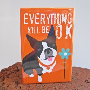 Boston Terrier OK Dog Magnet