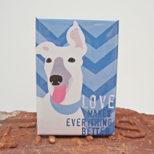 Greyhound Love Dog Magnet
