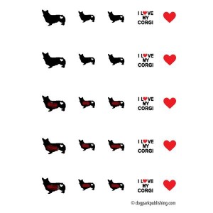 AS IS Corgi Love Nail Art
