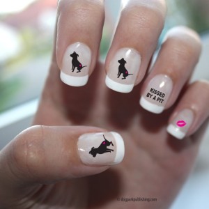 Kissed By a Pit Nail Art