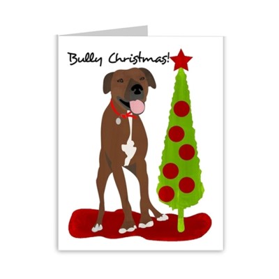 Pit Bull Bully Christmas Cards (3)