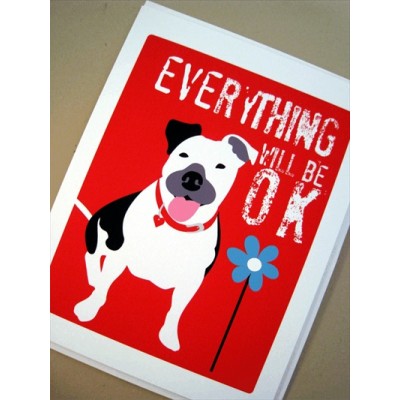 Pit Bull OK Note Card