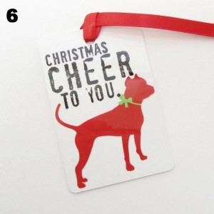 Pit Bull Christmas Cheer Ornament