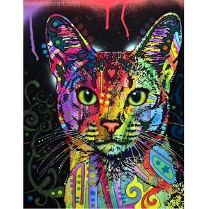 Abyssinian Cat 8x10 or 11x14 Print by Dean Russo