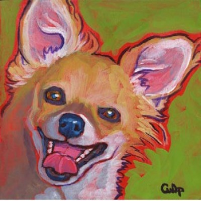 Long Haired Chihuahua 8x10 Print by Lynn Culp