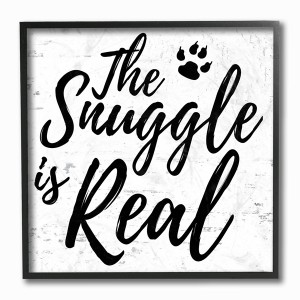 The Snuggle is Real Wall Art Plaque